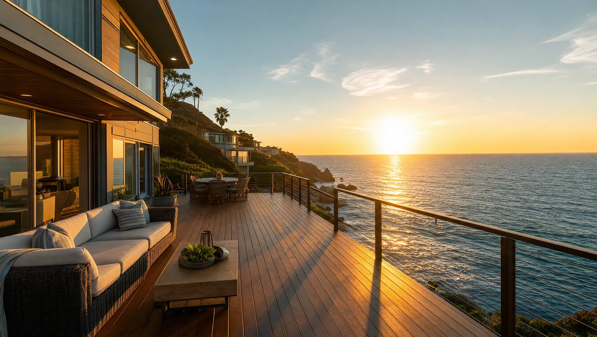 Coastal neighborhood served by Ocean View Home Services